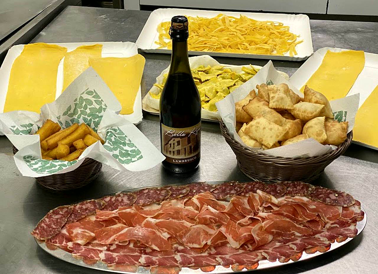 Salumi e torta fritta